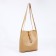 Bag Women's Tout on the valve, beige color