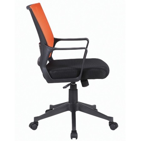 Brabix armchair "Balance MG-320", with armrests, combined black/orange-2