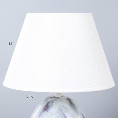Wiley table lamp E14 40W Gray 25x25x28 cm Risalux-3