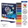 Plasticine 10 colors, 180 g, Erichkrause "Kids Space Animals", with a glass, in cardboard packaging