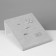 Standing for rings 50 seats, phlock, gray color 20 × 9.7 × 24 cm