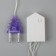 Garland “thread” 20 m, IP20, transparent thread, 200 LED, purple glow, 8 modes, 220 V