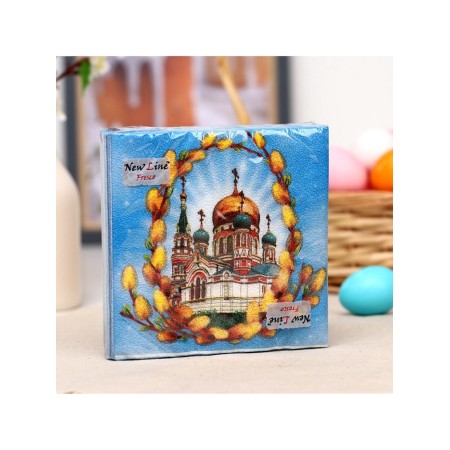 Napkins Paper New Line "Easter Sunday", 33*33 cm, 20 pcs.-3