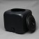 Shower tank, 100 liters, with a lid, with a crane thread, black