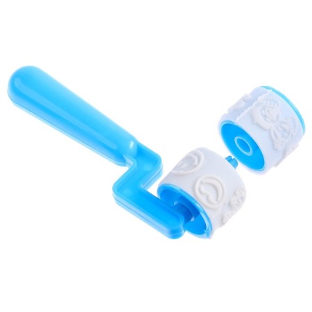 Printing color "dinosaurs", set of 3 pcs., Roller-flip with 2 nozzles, stamp pillow-4
