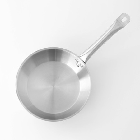Hanna Knövell stainless steel pan, d = 24 cm, h = 5 cm, wall thickness 0.6 mm, handle length 21.5 cm, induction-8