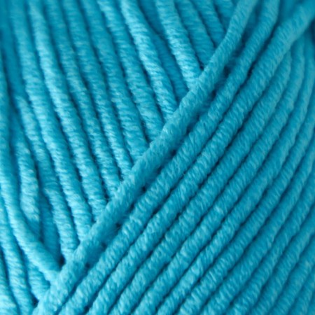 Yarn "Jeans Plus" 55% cotton, 45% acrylic 160m/100g (33 blue)-2