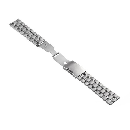 Watch strap, 22 mm, L-17.4 cm, spinks in the kit, silver-1