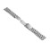 Watch strap, 22 mm, L-17.4 cm, spinks in the kit, silver