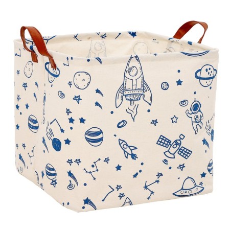 Basket for toys "in space" 30x30x30 cm-2