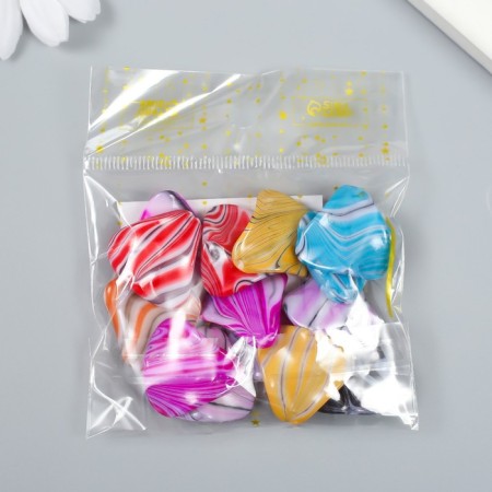 Beads for creativity plastic "Lesson stains" Set 20 grams 0.5x2.4x2.4 cm-3