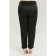 Female trousers, size 52, black color