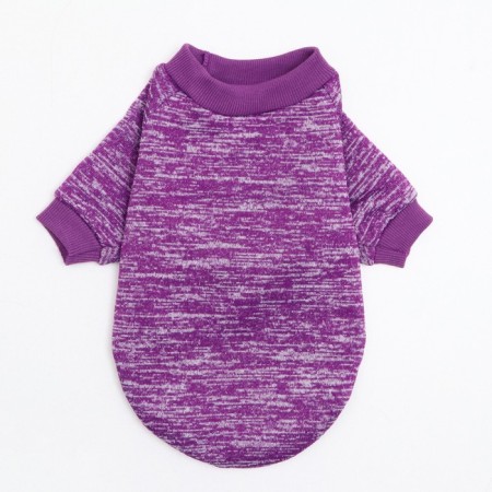 Melange sweater, size M (DS 23 Osh 28, OG 37 cm), purple-6