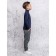 Turtleneck for a boy, height 146 cm, blue color