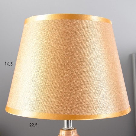 The table lamp "only" E27 40W gold is 22x22x34cm Risalux-4