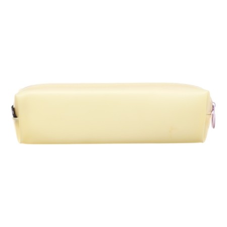 Penal soft, 1 compartment, 40 x 190 x 50 mm, voluminous, Colorio "Flowers", silicone, beige-2