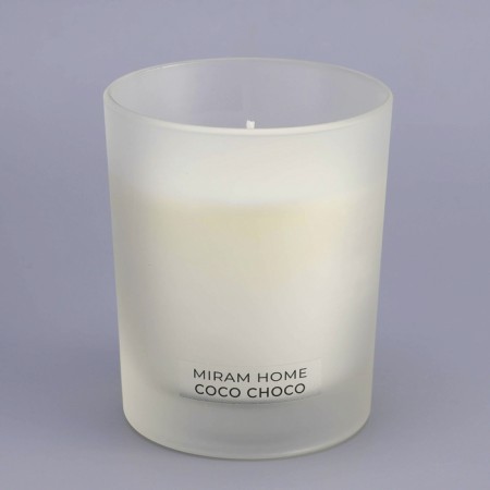 Aromatic candle in the glass "Coco Choco", coconut and chocolate, 200 g-3