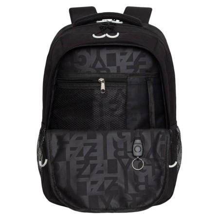Youth backpack 42 x 31 x 22 cm, Grizzly, ergonomic back, laptop department, black-3