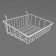 Wink shelf on a perforated chipboard panel, 300 × 250 × 100 mm, white color