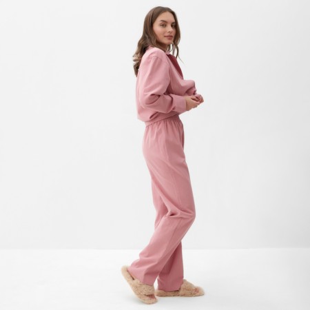 Пижама женская (рубашка и брюки) KAFTAN "Basic" р.48-50, розовый-2