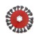 Metal brush for Ushm scrap, twisted wire, "plate", M14, 115 mm