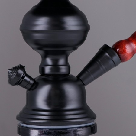 Hookah "tunch", 25 cm, 1 pipe, black-1
