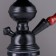 Hookah "tunch", 25 cm, 1 pipe, black
