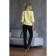 Female jumper, size 46, yellow color