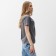 T -shirt female, gray color, size 44