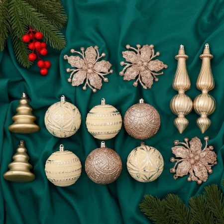 A set of jewelry plastic 13 pcs "Excess holiday" White gold