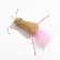 Soft toy for cats with cat's mint and downy tail "caterpillar", pink