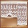 Tulle set with curtain tape, 170x240 cm, 255x160 cm, white color, 100% polyester
