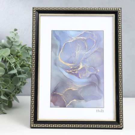 Photo frame Plastic "Kame" 15x21 cm, black