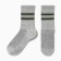 Men's socks woolen, dark gray color, size 25-27 cm