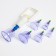 Acupunctic cans for vacuum massage with a pump, set of 6 pcs.