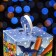 Gift box "New Year's Round dance", 9.5 x 9.5 x 19.7 cm