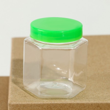 The basis for creativity and decor is a jar with a “multifaceted” lid, 5 × 4 × 4 cm, and mix