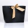 Gift package with a ribbon of 26 x 25 x 11 cm "Black"