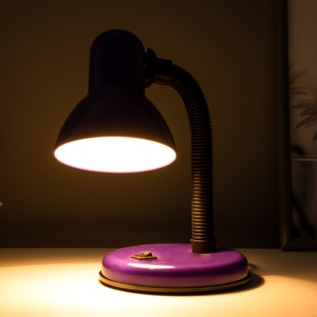 Table lamp E27, with off. (220V) purple (203V) Risalux-9