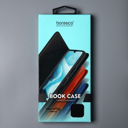 Borasco Book Case for Xiaomi Poco F5 Black-8