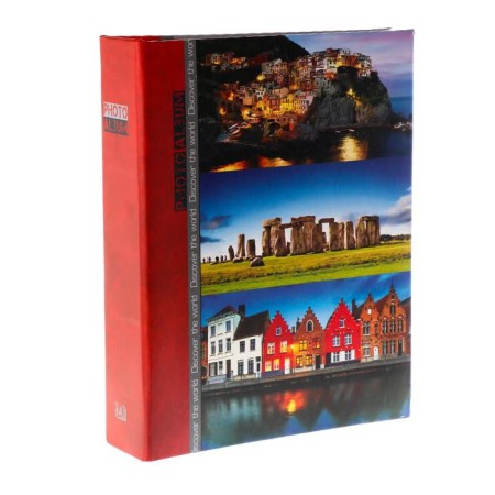 Photo album "houses" for 200 photos, 50 sheets, 10x15 cm-4