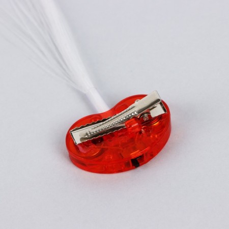 Hair strand on a hairpin, luminous, 3.5 x 33 cm-4