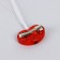 Hair strand on a hairpin, luminous, 3.5 x 33 cm