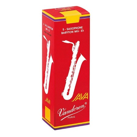 Boys for saxophone baritones Vandoren SR343R Java Red Cut No. 3 (5pcs)