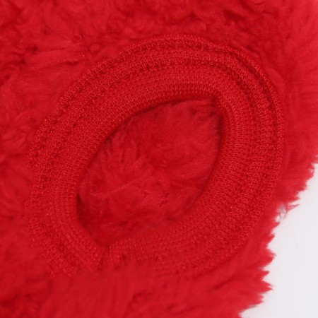 Knitted sweater, velor, size XS (DS 20, Osh 21, OG 30 cm), red-9