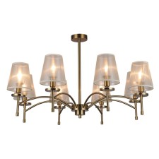 Lamp on the rod 8x40W E14, size 88x88x50 cm