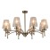 Lamp on the rod 8x40W E14, size 88x88x50 cm
