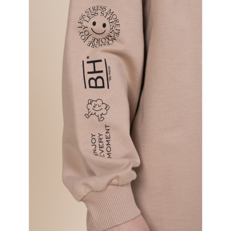 Sweatshirt for boys, height 116 cm, sandy color-11