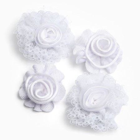 A set of hair accessories, hairpin 2 pcs, elastic band 2 pcs, Minnie Mouse-2