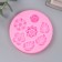 Mold Silicon "Flowerers and Leaflets" 7 objects 6.8x6.8x1 cm